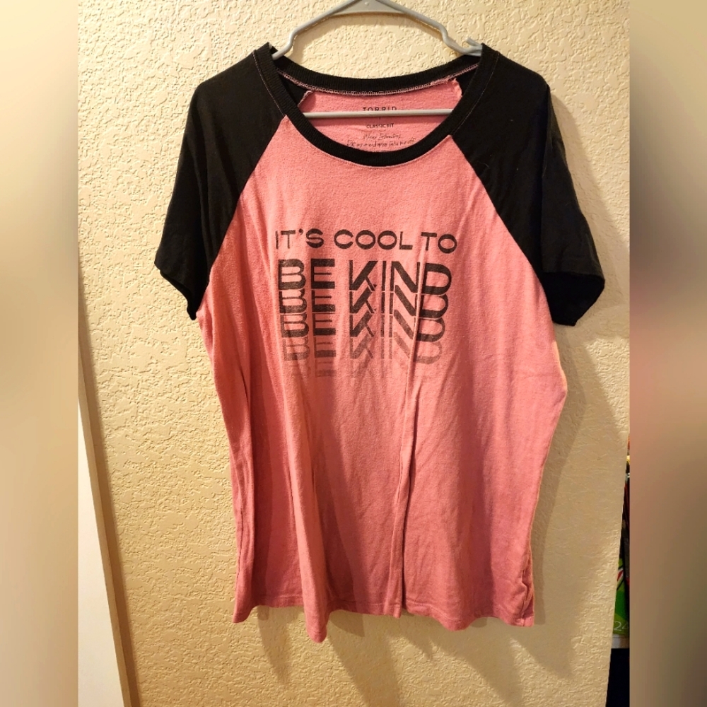 Torrid baseball style classic fit tshirt size 1X